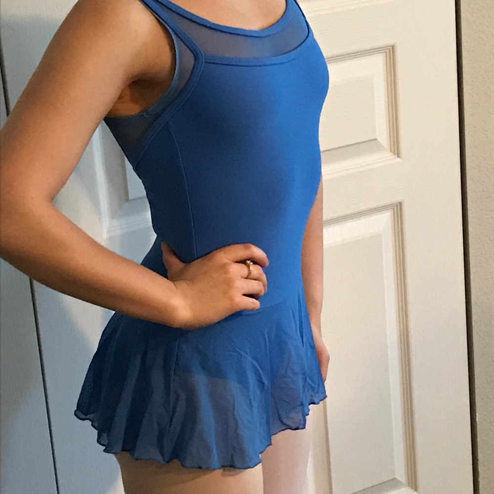 Wear Moi Dance Leotard with attached skirt